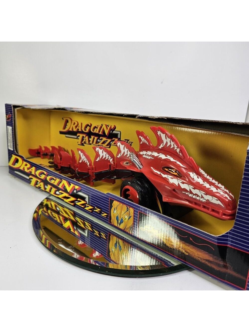 1997 Draggin' Tailzzzzzz Toy In Original Box Zaptoys Rare